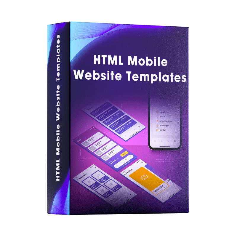 36.png HTML Mobile Website Templates - Image 1