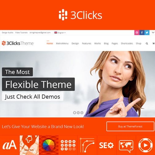 3Clicks-Responsive-Multi-Purpose-WordPress-Theme.jpg 3Clicks | Responsive Multi-Purpose WordPress Theme - Image 1