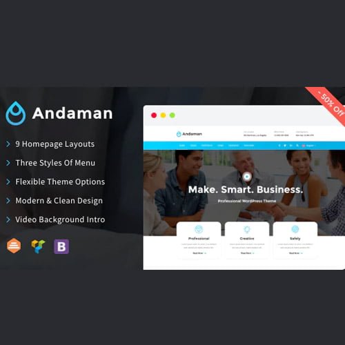 Andaman-Creative-Business-WordPress-Theme.jpg Andaman - Creative & Business WordPress Theme - Image 1