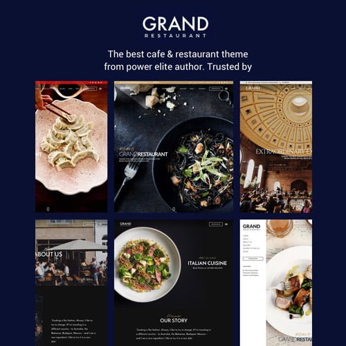 Grand-Restaurant-WordPress.jpg Grand Restaurant Cafe WordPress Theme - Image 1