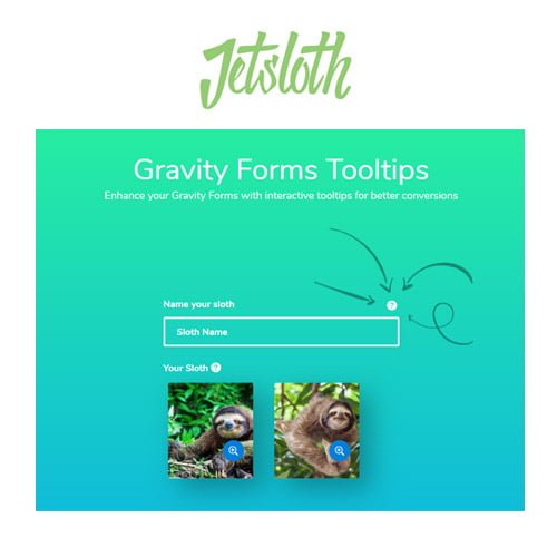 Jetsloth - Gravity Forms Tooltips
