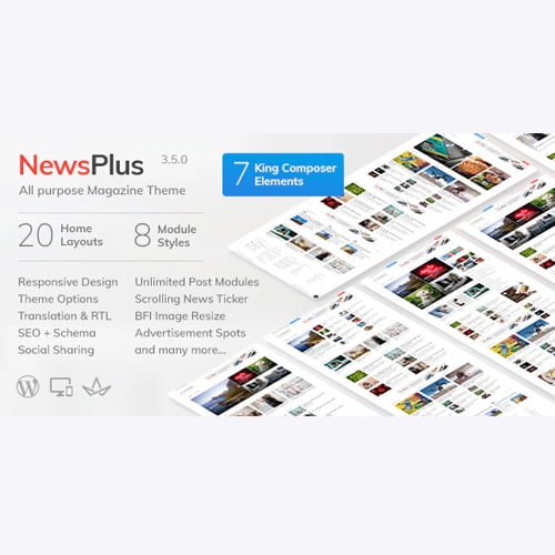 NewsPlus - News and Magazine WordPress theme