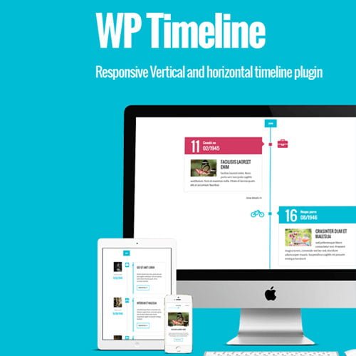WP Timeline – Responsive Vertical and Horizontal timeline plugin