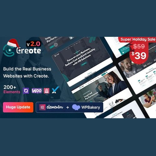 Creote - Corporate & Consulting Business WordPress Theme