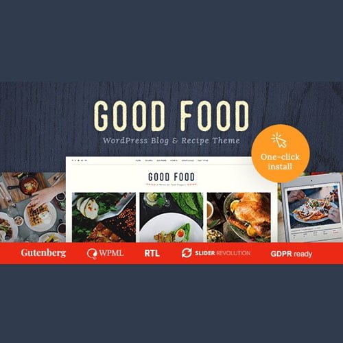 goodfood.jpg Good Food - Recipe Magazine & Culinary Blog Theme - Image 1