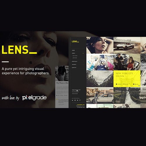 LENS - An Enjoyable Photography WordPress Theme