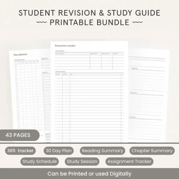 Student Study Planner